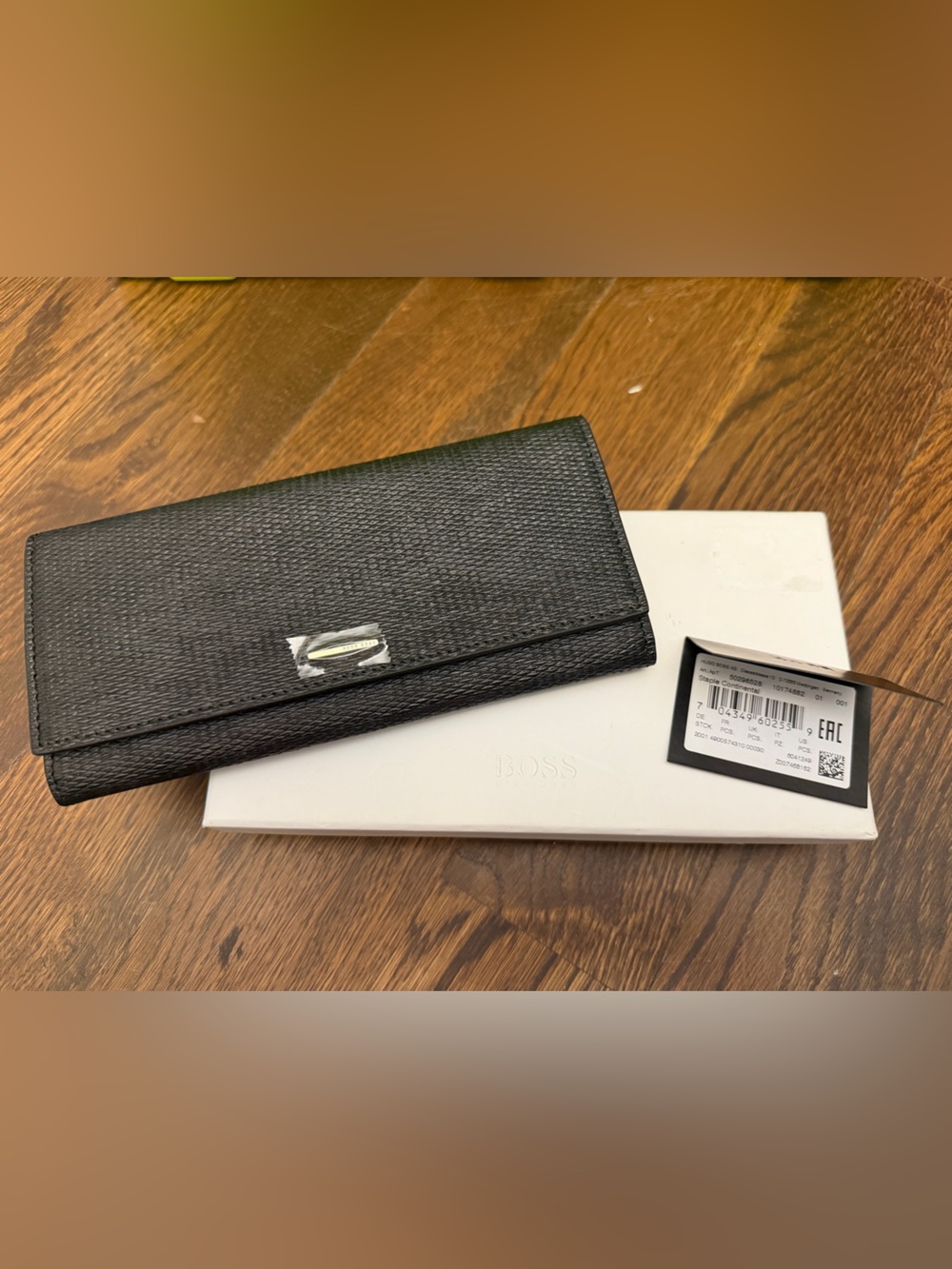 New Hugo Boss Staple Continental Black Wallet